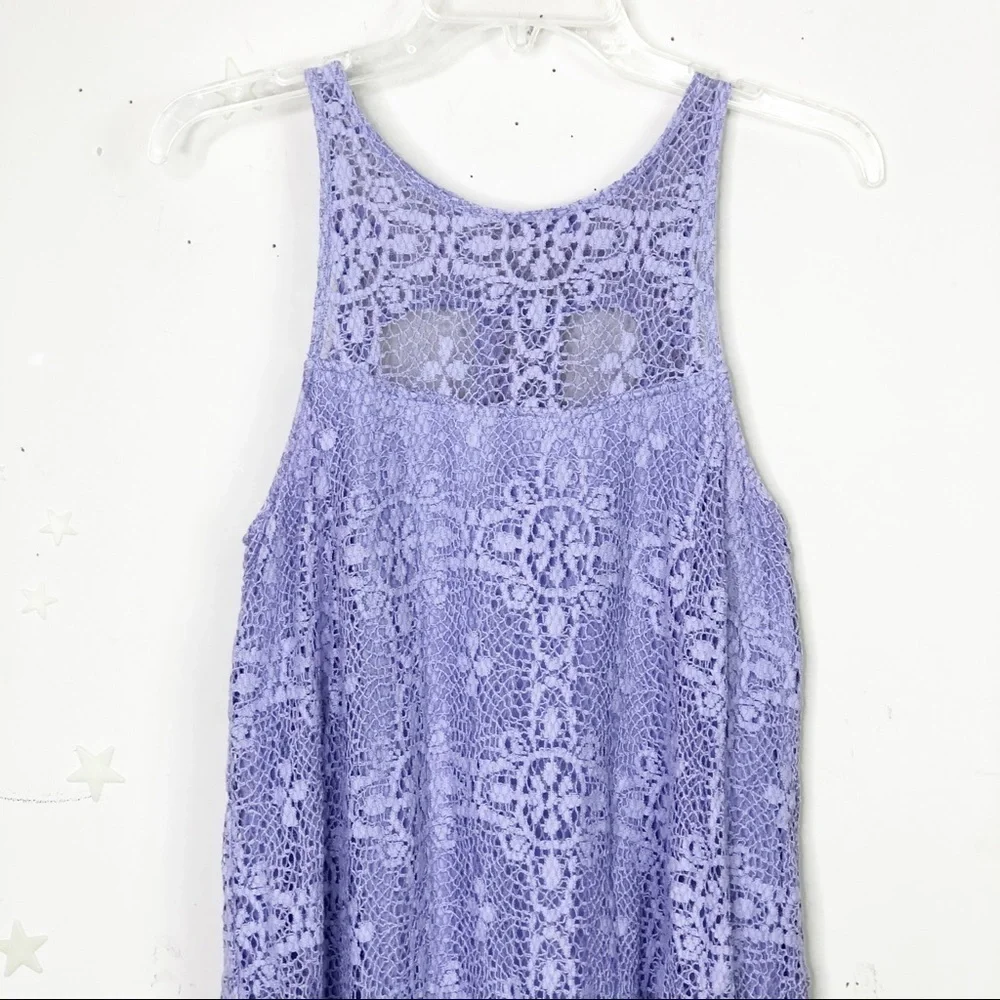 𝅺FREE People Small Lilac lace mini Dress